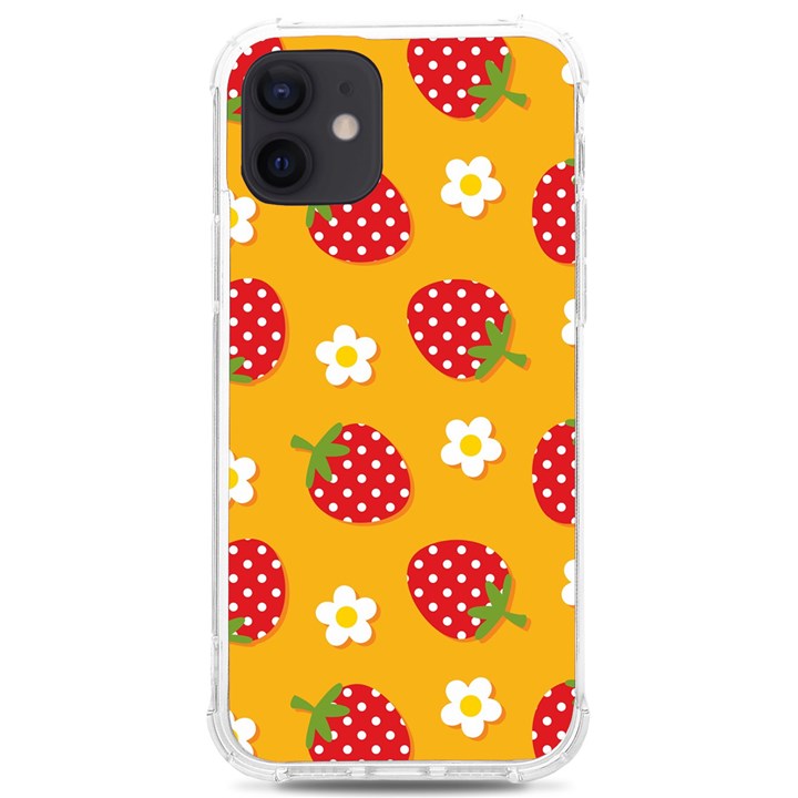 Strawberry iPhone 12/12 Pro TPU UV Print Case