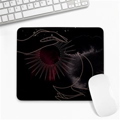 Universal Balance Moon Abstract Star Sun Universe Large Mousepad by Modalart