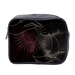 Universal Balance Moon Abstract Star Sun Universe Mini Toiletries Bag (two Sides) by Modalart