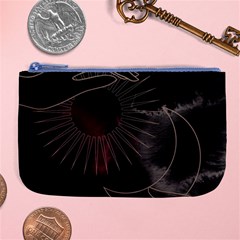 Universal Balance Moon Abstract Star Sun Universe Large Coin Purse by Modalart