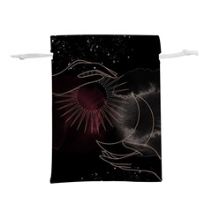 Universal Balance Moon Abstract Star Sun Universe Lightweight Drawstring Pouch (m) by Modalart