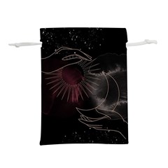 Universal Balance Moon Abstract Star Sun Universe Lightweight Drawstring Pouch (l) by Modalart