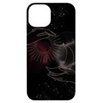 Universal Balance Moon Abstract Star Sun Universe iPhone 14 Black UV Print Case Front