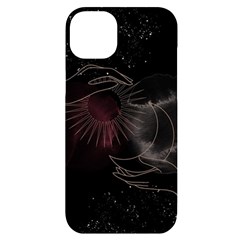 Universal Balance Moon Abstract Star Sun Universe Iphone 14 Plus Black Uv Print Case by Modalart