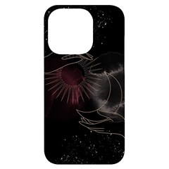 Universal Balance Moon Abstract Star Sun Universe Iphone 14 Pro Black Uv Print Case by Modalart