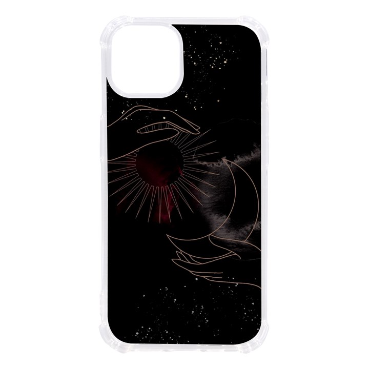 Universal Balance Moon Abstract Star Sun Universe iPhone 13 TPU UV Print Case