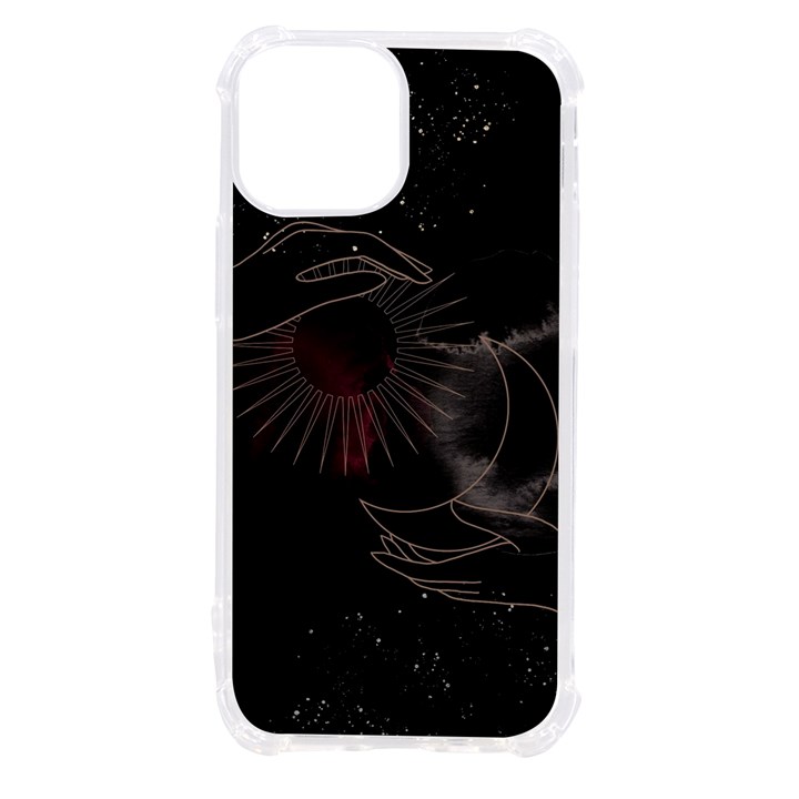 Universal Balance Moon Abstract Star Sun Universe iPhone 13 mini TPU UV Print Case