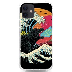 Retro Wave Kaiju Godzilla Japanese Pop Art Style Iphone 12/12 Pro Tpu Uv Print Case by Modalart