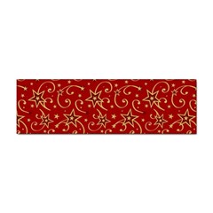 Christmas Texture Pattern Red Craciun Sticker Bumper (100 Pack) by Sarkoni