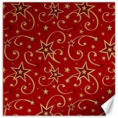 Christmas Texture Pattern Red Craciun Canvas 16  X 16  by Sarkoni