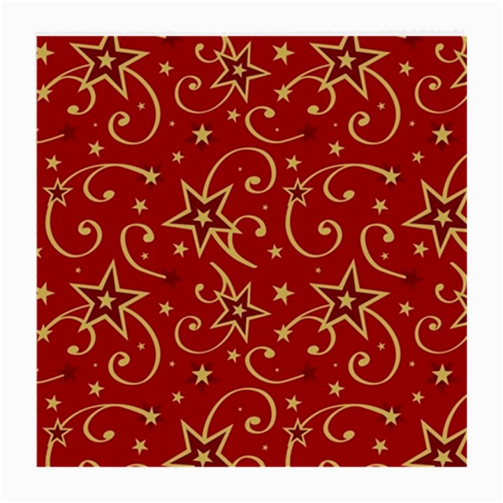 Christmas Texture Pattern Red Craciun Medium Glasses Cloth (2 Sides)