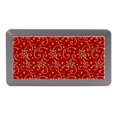 Christmas Texture Pattern Red Craciun Memory Card Reader (mini) by Sarkoni