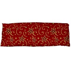 Christmas Texture Pattern Red Craciun Body Pillow Case (dakimakura) by Sarkoni