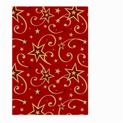 Christmas Texture Pattern Red Craciun Large Garden Flag (two Sides) by Sarkoni