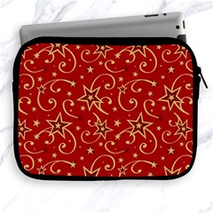 Christmas Texture Pattern Red Craciun Apple Ipad 2/3/4 Zipper Cases by Sarkoni