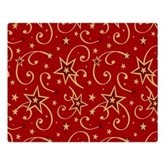 Christmas Texture Pattern Red Craciun Two Sides Premium Plush Fleece Blanket (large) by Sarkoni