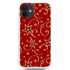 Christmas Texture Pattern Red Craciun Iphone 12/12 Pro Tpu Uv Print Case by Sarkoni