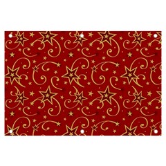 Christmas Texture Pattern Red Craciun Banner And Sign 6  X 4  by Sarkoni