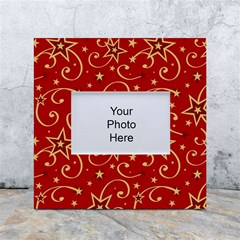 Christmas Texture Pattern Red Craciun White Box Photo Frame 4  X 6  by Sarkoni