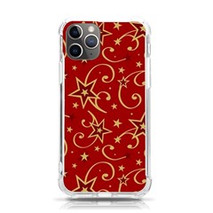 Christmas Texture Pattern Red Craciun Iphone 11 Pro 5 8 Inch Tpu Uv Print Case by Sarkoni