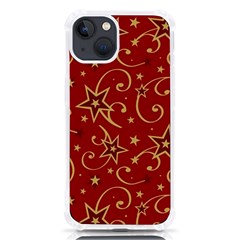 Christmas Texture Pattern Red Craciun Iphone 13 Tpu Uv Print Case by Sarkoni