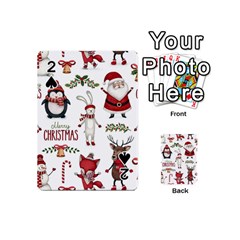 Christmas Characters Pattern Playing Cards 54 Designs (mini) by Sarkoni