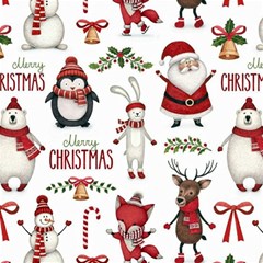 Christmas Characters Pattern Play Mat (rectangle) by Sarkoni