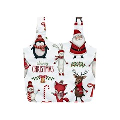 Christmas Characters Pattern Full Print Recycle Bag (s) by Sarkoni