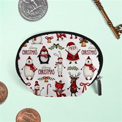 Christmas Characters Pattern Accessory Pouch (small) by Sarkoni