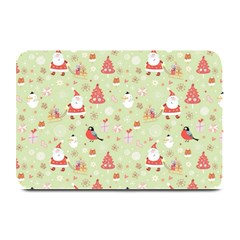 Christmas Pattern Christmas Tree Santa Plate Mats by Sarkoni