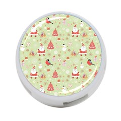 Christmas Pattern Christmas Tree Santa 4-port Usb Hub (one Side) by Sarkoni