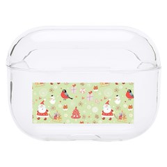 Christmas Pattern Christmas Tree Santa Hard Pc Airpods Pro Case by Sarkoni