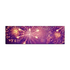 Fireworks On A Purple With Fireworks New Year Christmas Pattern Sticker Bumper (10 Pack) by Sarkoni