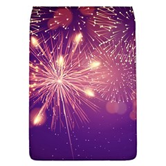 Fireworks On A Purple With Fireworks New Year Christmas Pattern Removable Flap Cover (l) by Sarkoni