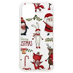 Christmas Characters Pattern Iphone 12/12 Pro Tpu Uv Print Case by Sarkoni