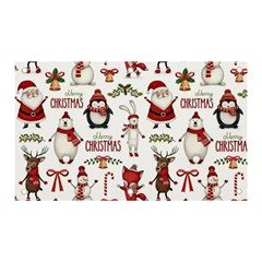 Christmas Characters Pattern Banner And Sign 5  X 3 