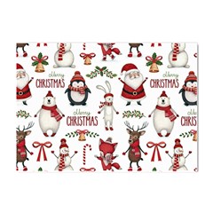 Christmas Characters Pattern Crystal Sticker (a4) by Sarkoni