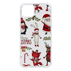 Christmas Characters Pattern Iphone 14 Plus Tpu Uv Print Case by Sarkoni