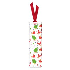 Christmas Santa Pattern Tree Small Book Marks by Sarkoni