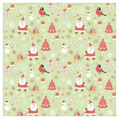 Christmas Pattern Christmas Tree Santa Lightweight Scarf  by Sarkoni