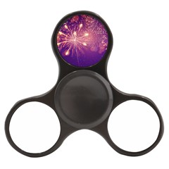 Fireworks On A Purple With Fireworks New Year Christmas Pattern Finger Spinner by Sarkoni