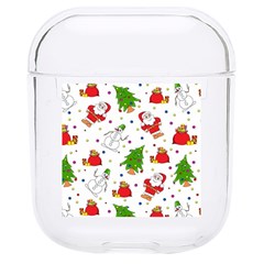 Christmas Santa Pattern Tree Hard Pc Airpods 1/2 Case by Sarkoni