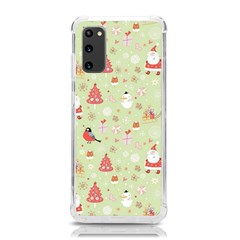 Christmas Pattern Christmas Tree Santa Samsung Galaxy S20 6 2 Inch Tpu Uv Case by Sarkoni