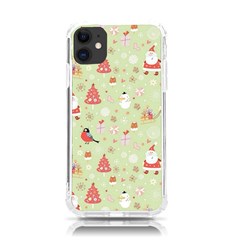 Christmas Pattern Christmas Tree Santa Iphone 11 Tpu Uv Print Case by Sarkoni