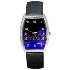 To Meet Christmas Barrel Style Metal Watch