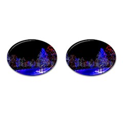 To Meet Christmas Cufflinks (oval) by Sarkoni