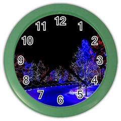 To Meet Christmas Color Wall Clock by Sarkoni