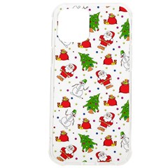 Christmas Santa Pattern Tree Iphone 12 Pro Max Tpu Uv Print Case by Sarkoni