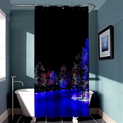 To Meet Christmas Shower Curtain 36  X 72  (stall)  by Sarkoni