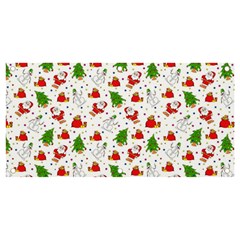 Christmas Santa Pattern Tree Banner And Sign 4  X 2  by Sarkoni